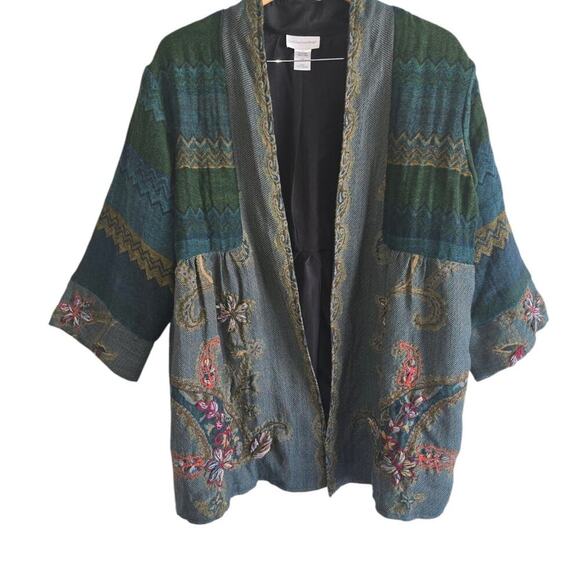 Soft Surroundings Wool Cardigan - Picture 1 of 7